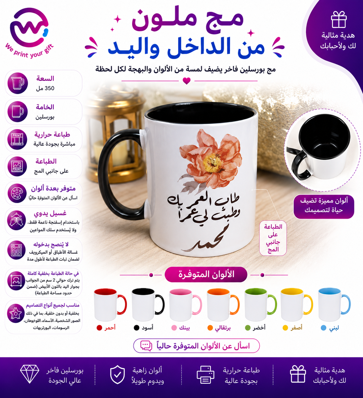 صور مواصفات المجات السيراميك