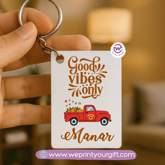 Personalized Wooden Keychain – One Art & Custom Designs