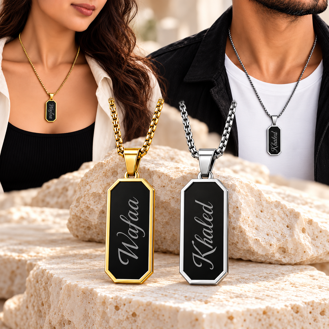 Rectangular Necklace – Customization Options