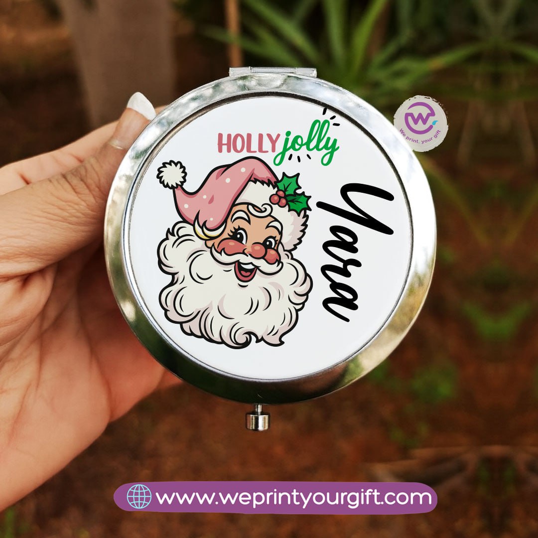 Personalized Compact Makeup Mirror | Christmas