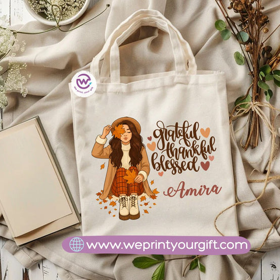 Retro Motivational Canvas Tote Bag – Vintage-Inspired Positive Quotes