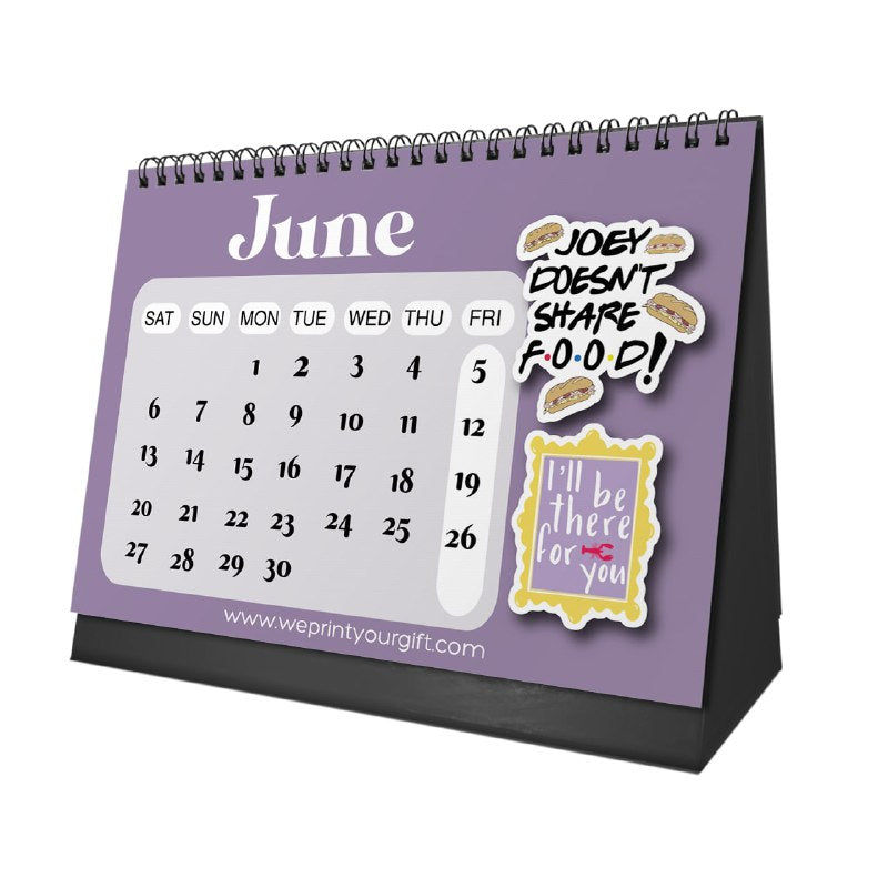 Friends TV Show Desk Calendar 2026
