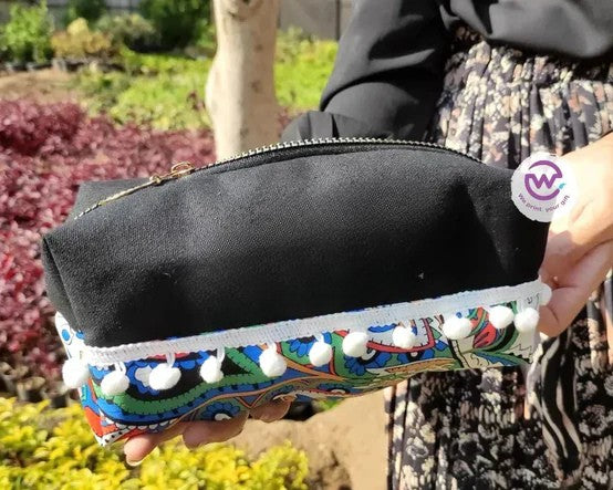 Boxy Makeup Bag - Colorful - Customization Options