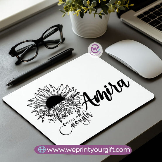 One Line Art Mouse Pad – Minimalist Artistic Desk Style