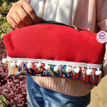 Boxy Makeup Bag - Colorful - Customization Options