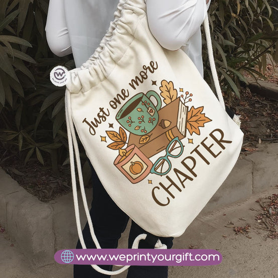 Winter & Retro Drawstring Backpack – Vintage-Inspired Cozy Designs