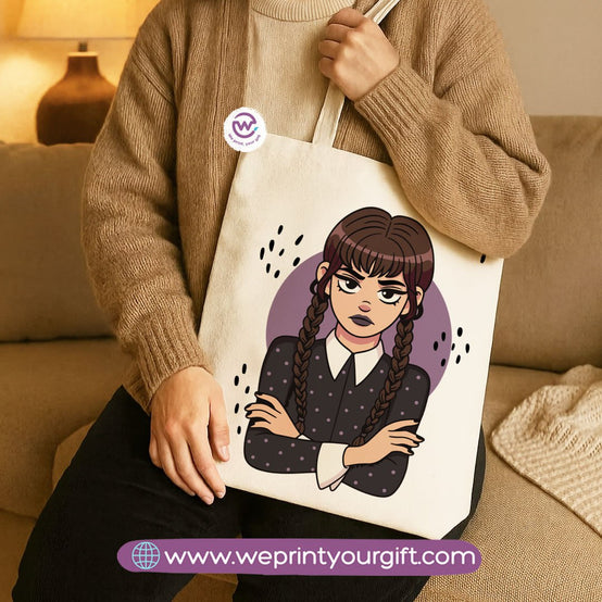 Halloween Canvas Tote Bag – Spooky Egyptian-Inspired Designs | Heavy Canvas Fabric