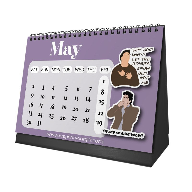 Friends TV Show Desk Calendar 2026