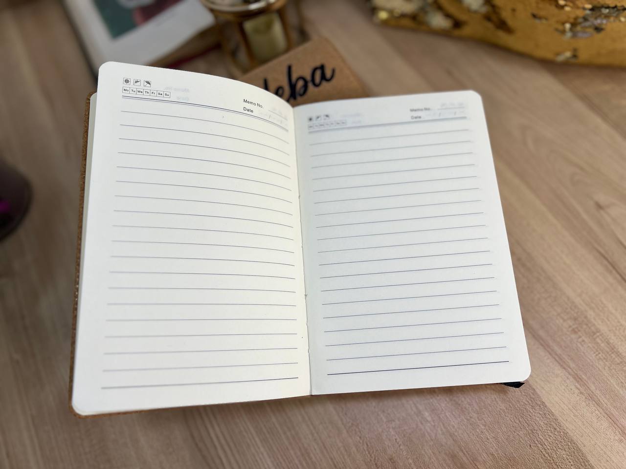 White Notebook with Elastic Band - Buy 2 Get 1 Free