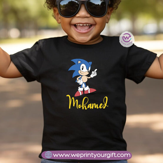 Custom Kids T-Shirt- Sonic