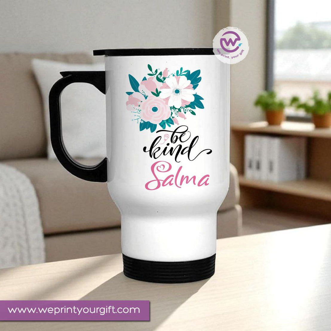Travel mug- Floral- Names