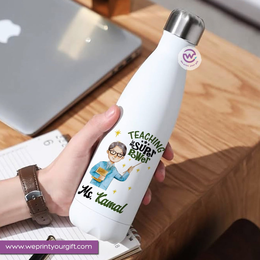 Custom Thermal Water Bottle-Teacher