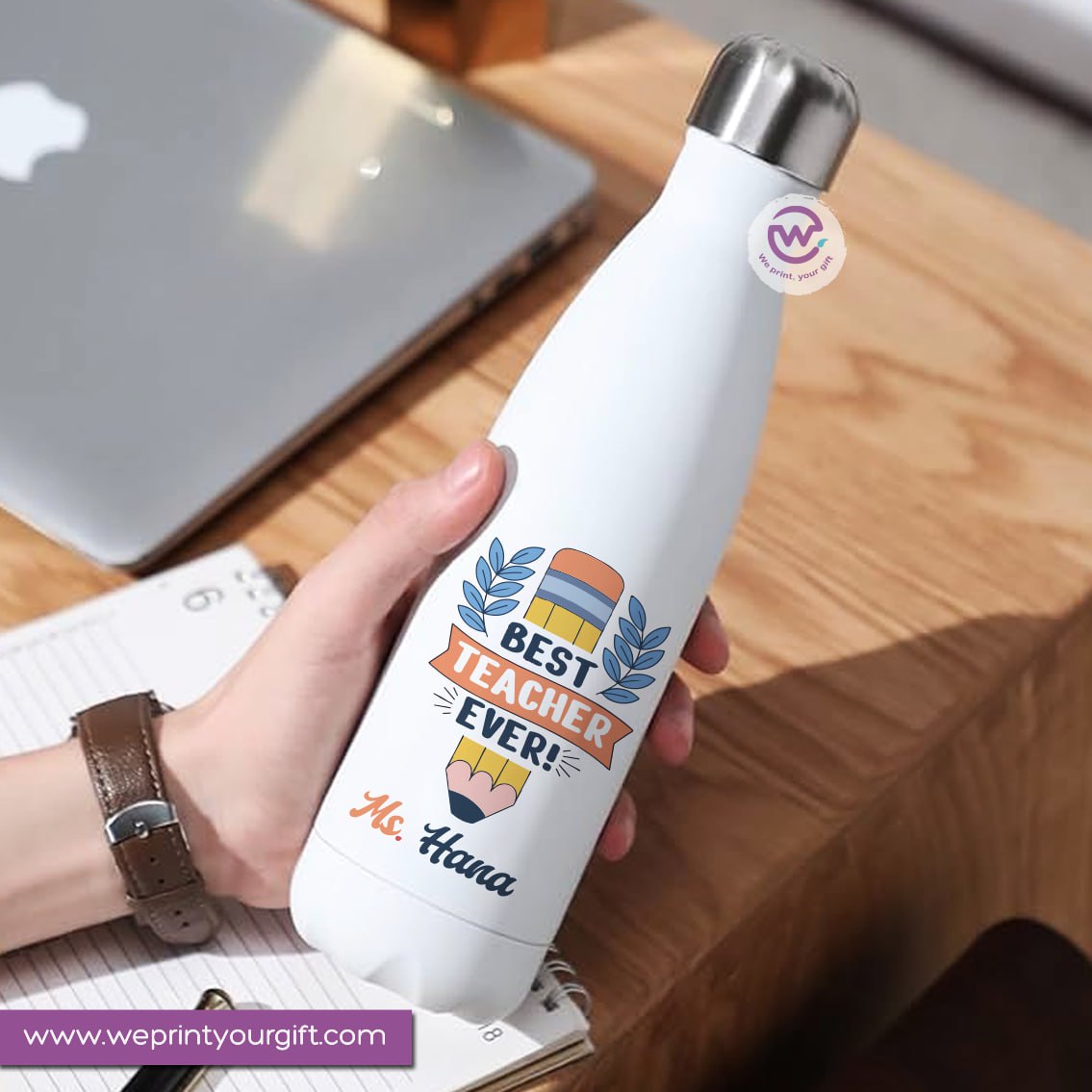 Custom Thermal Water Bottle-Teacher