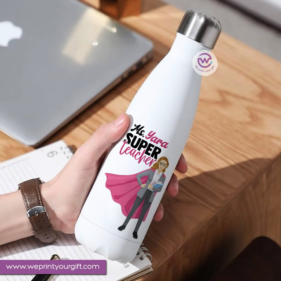 Custom Thermal Water Bottle-Teacher