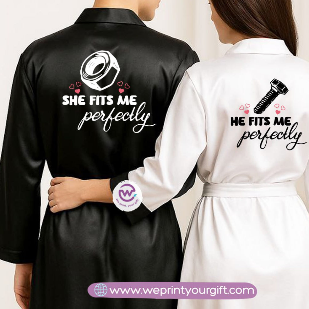 Bridal robe set- Couples
