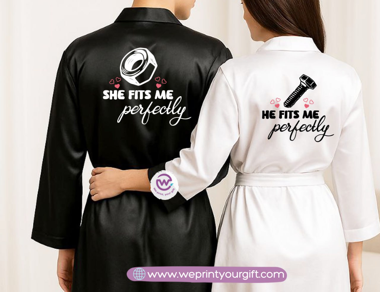 Bridal robe set- Couples