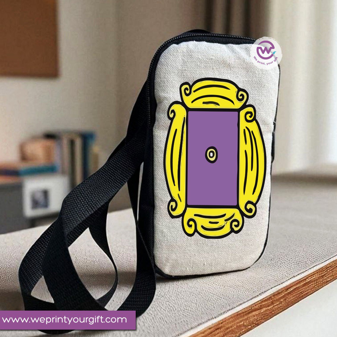 Fabric mobile bag- Friends