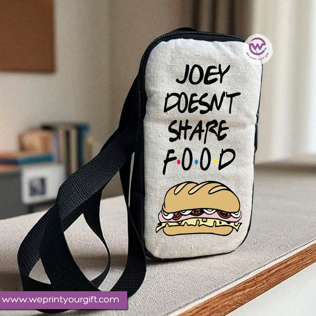 Fabric mobile bag- Friends