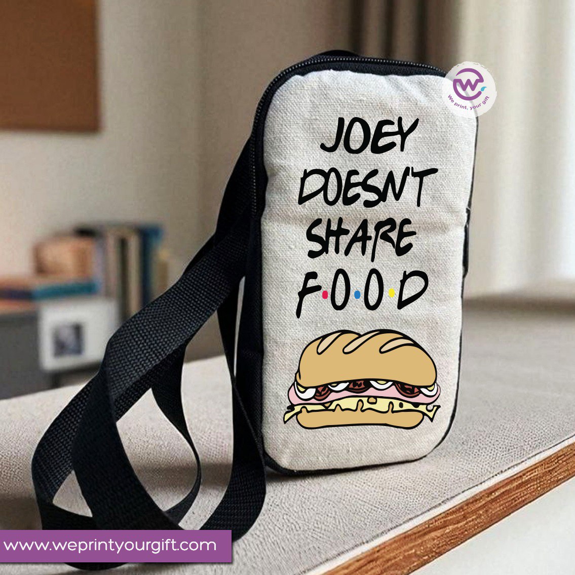 Fabric mobile bag- Friends