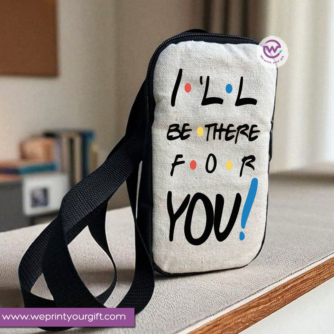 Fabric mobile bag- Friends