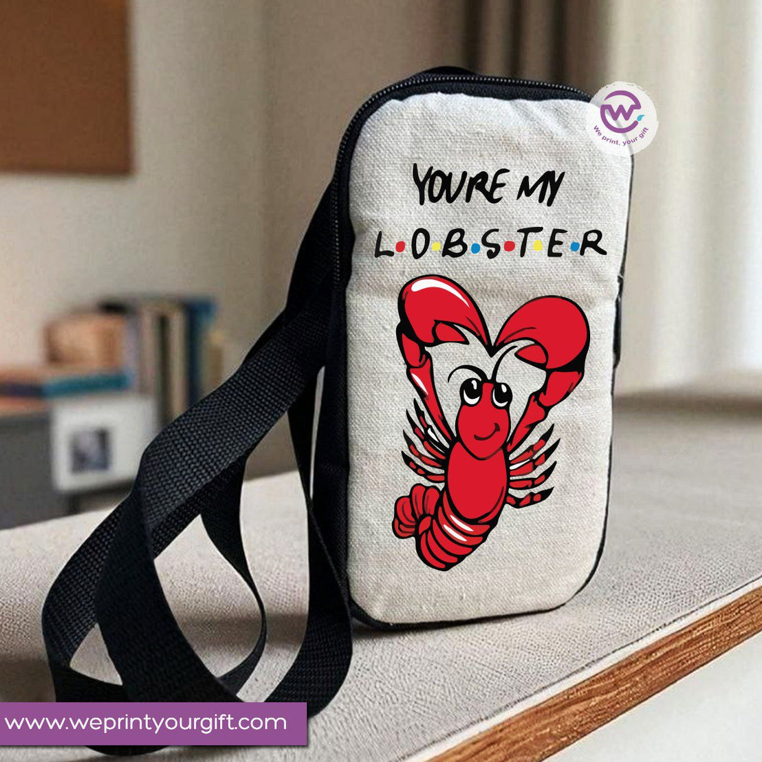 Fabric mobile bag- Friends