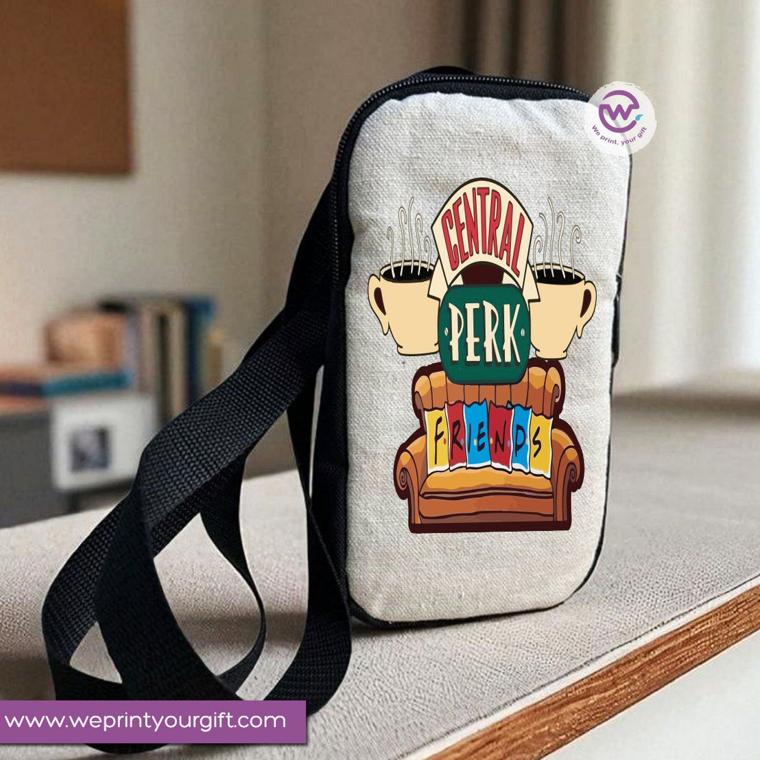Fabric mobile bag- Friends