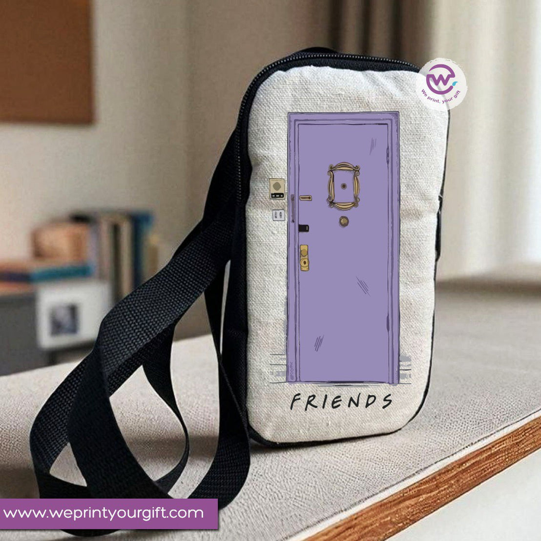 Fabric mobile bag- Friends