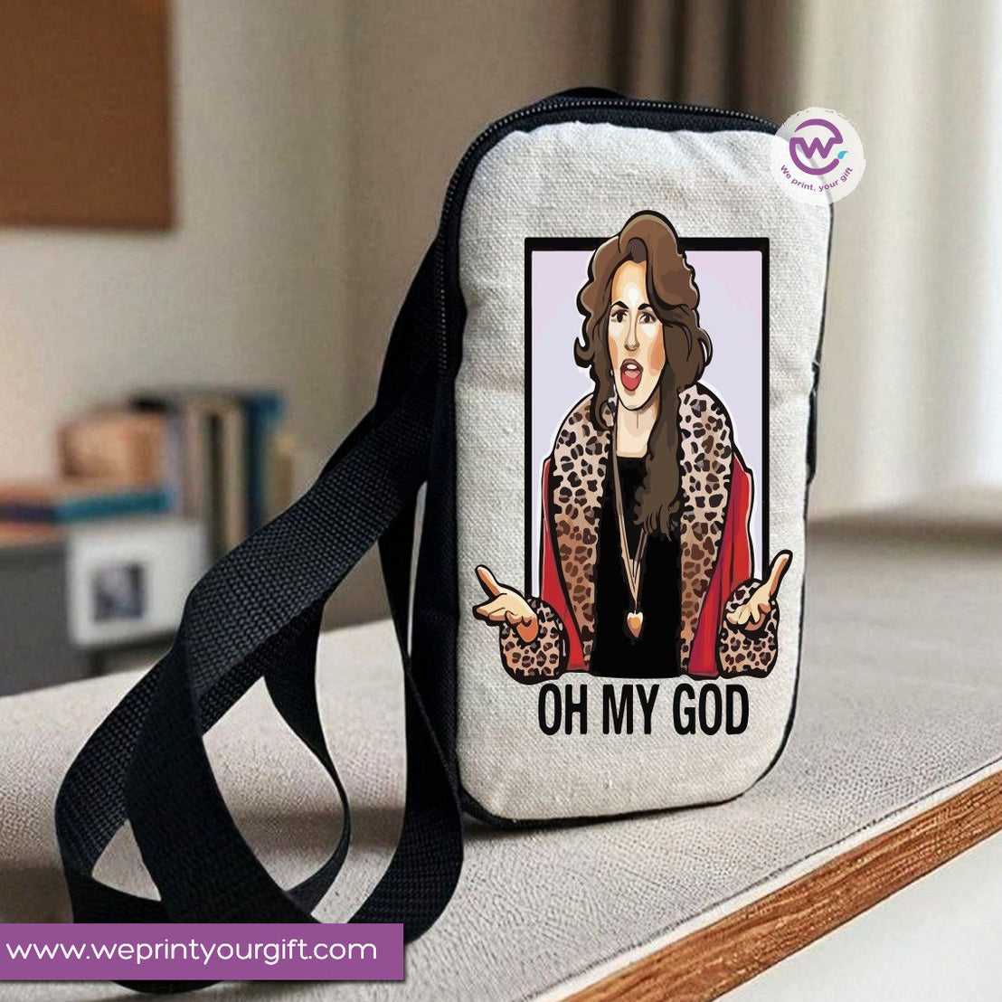 Fabric mobile bag- Friends