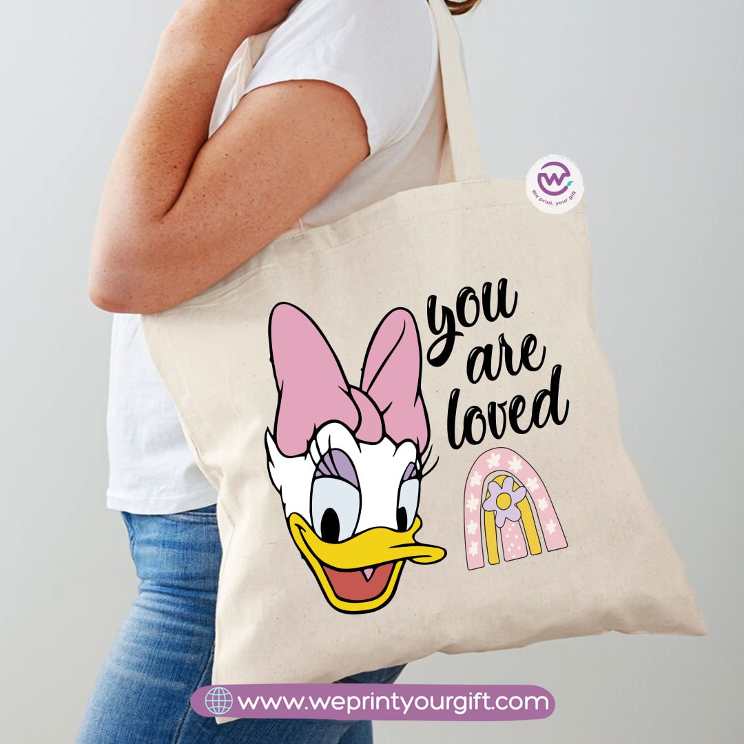 Tote Bag for Women- Donald duck