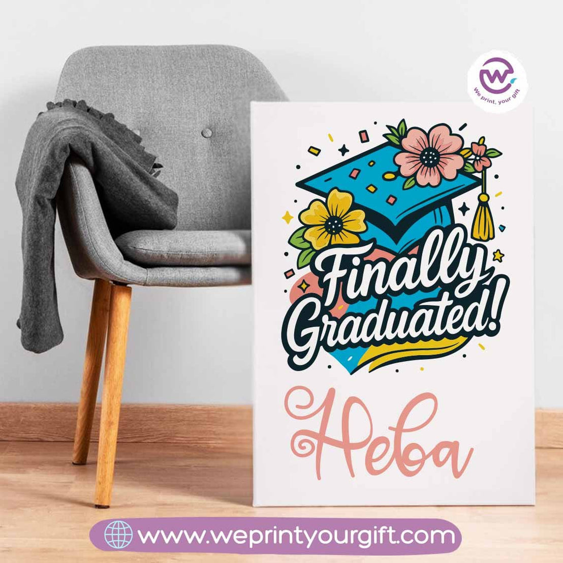 Custom wall frame- Graduation