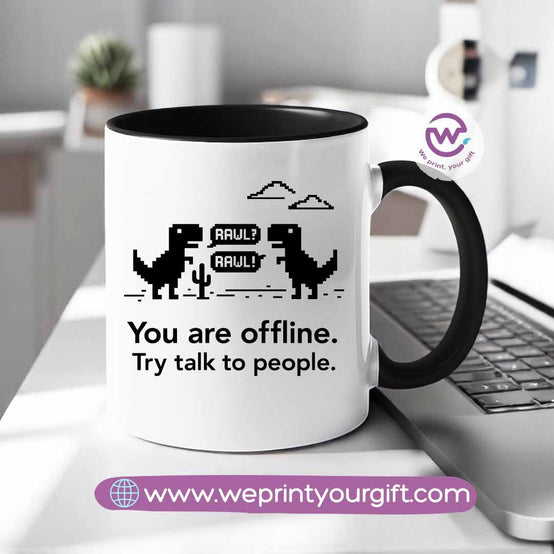 Custom mug- Colored inside mug- Engineer