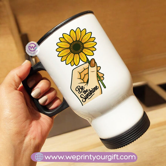 Travel mug- Sunflower