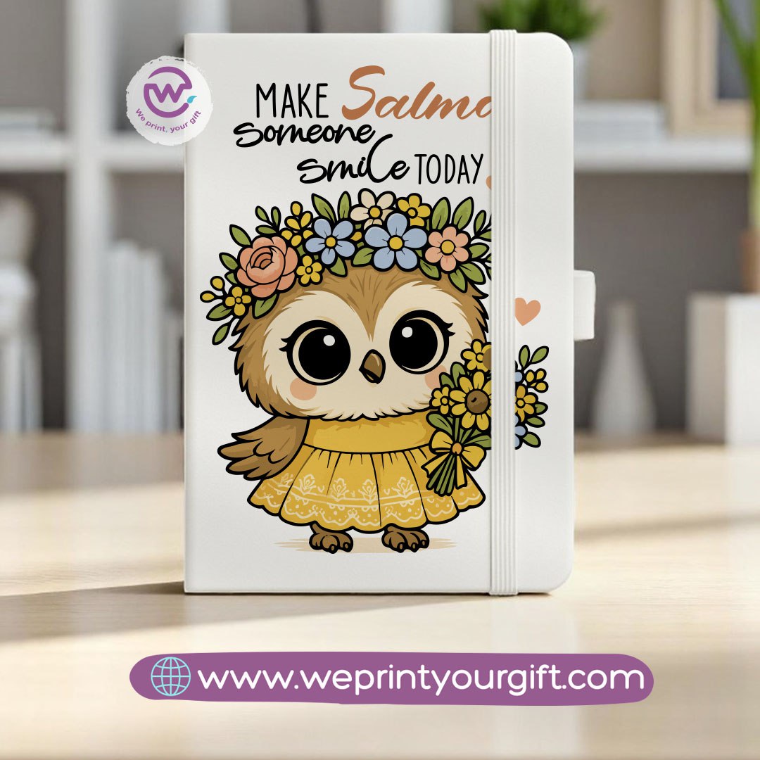 Rubber Notebook- Owl- Names