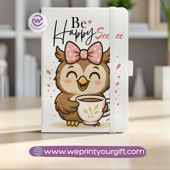 Rubber Notebook- Owl- Names
