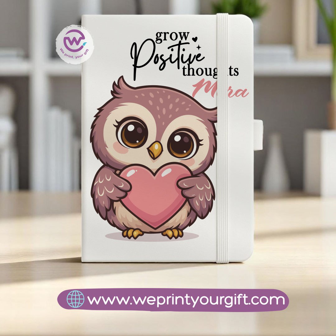 Rubber Notebook- Owl- Names