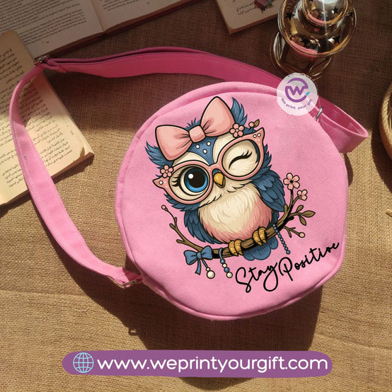 Round bag-Owl