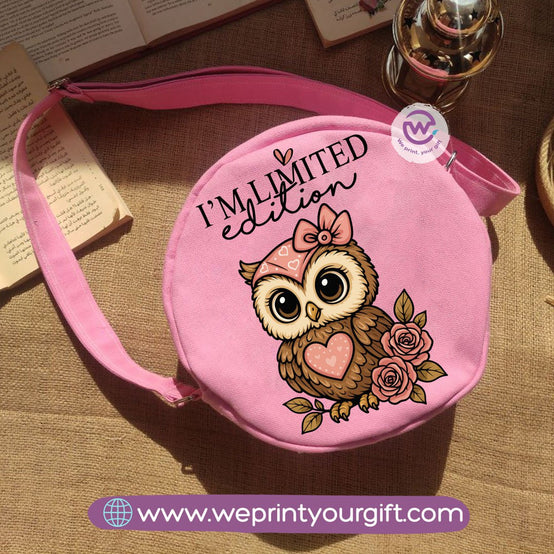 Round bag-Owl