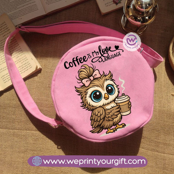 Round bag-Owl