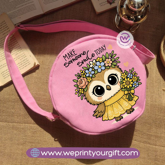 Round bag-Owl