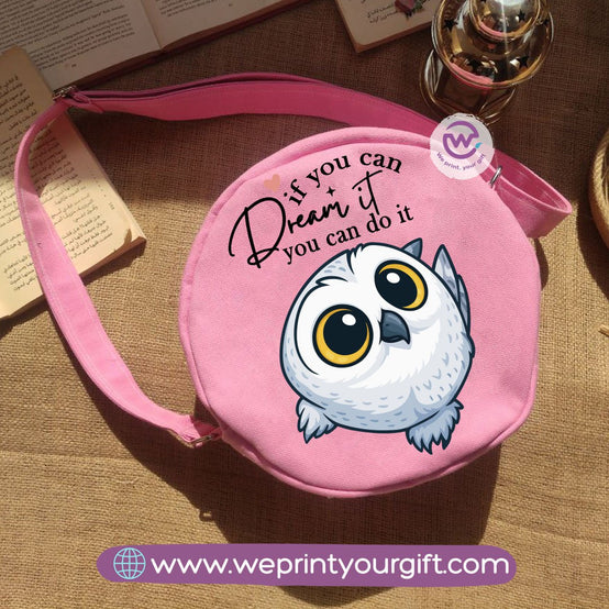 Round bag-Owl