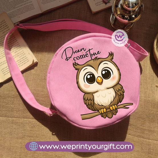 Round bag-Owl