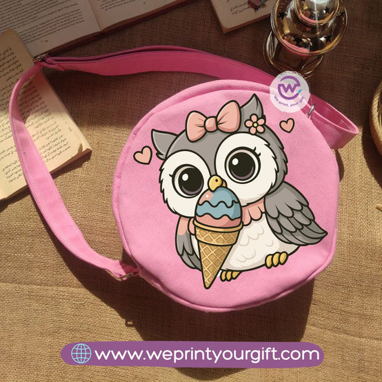 Round bag-Owl