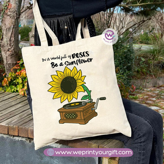 Tote bag for women- Sunflower