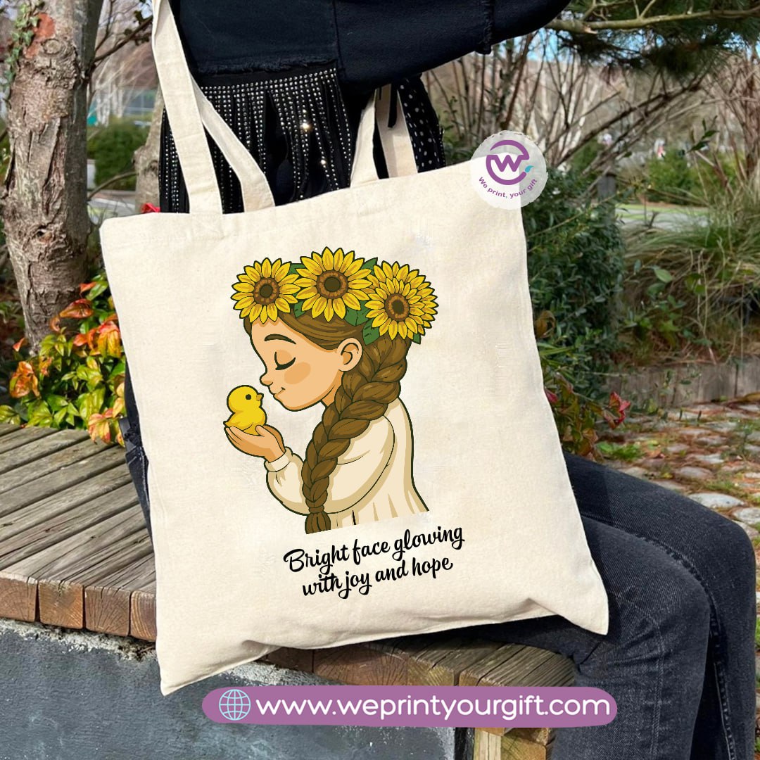 Tote bag for women- Sunflower