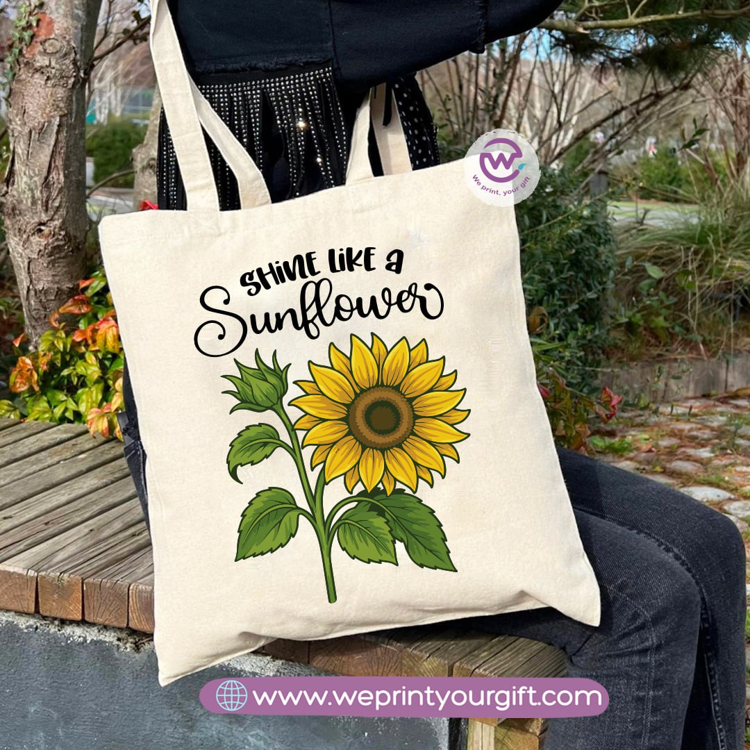 Tote bag for women- Sunflower