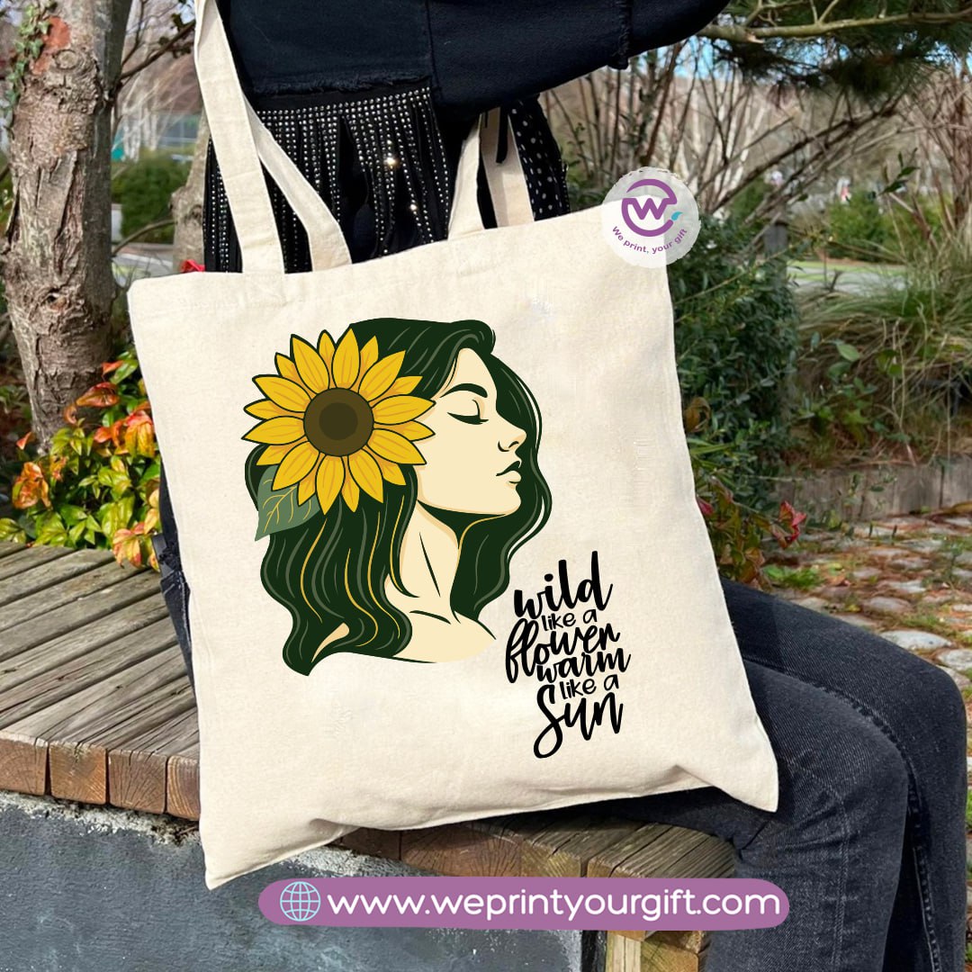 Tote bag for women- Sunflower
