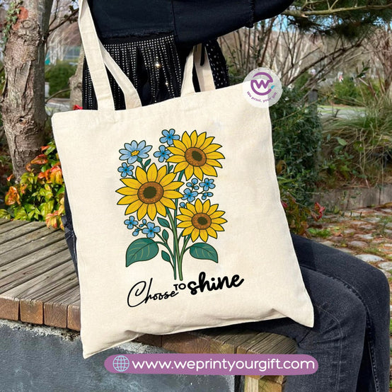 Tote bag for women- Sunflower