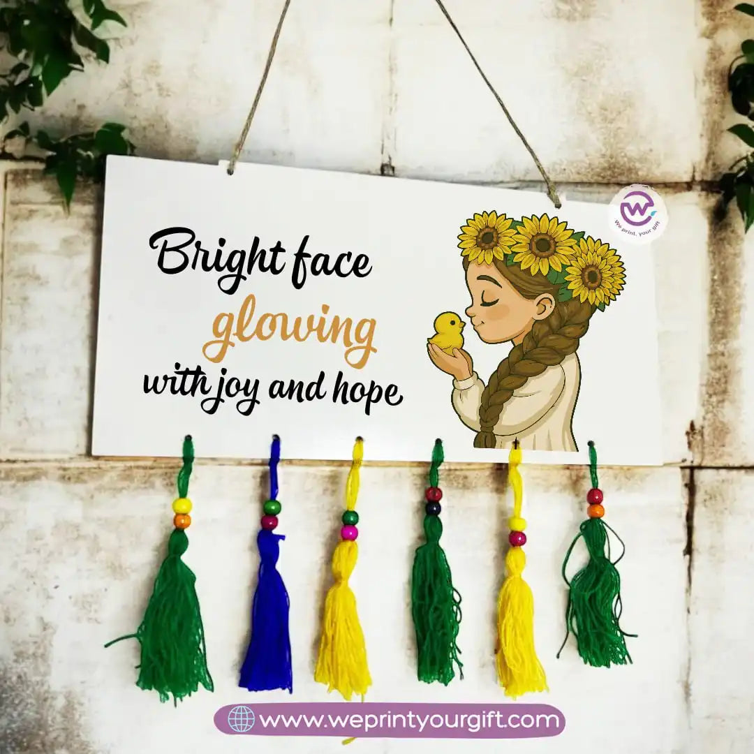 Wooden wall hanging- Sunflower