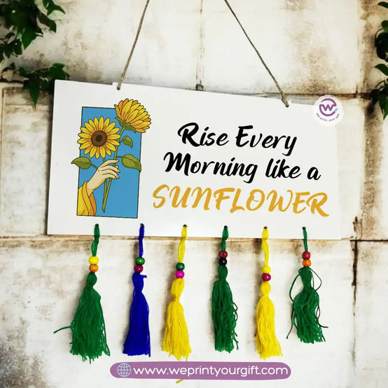 Wooden wall hanging- Sunflower