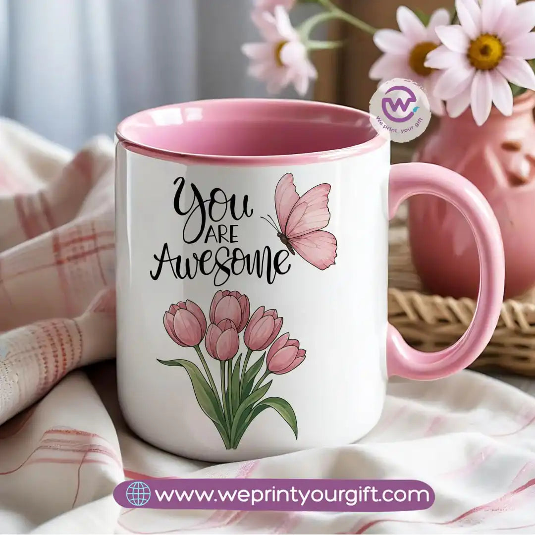 Colored inside mug- Motivation